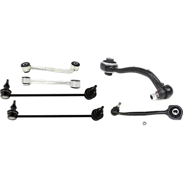 6-Piece Kit Control Arm Includes (2) Control Arm and (4) Sway Bar Link