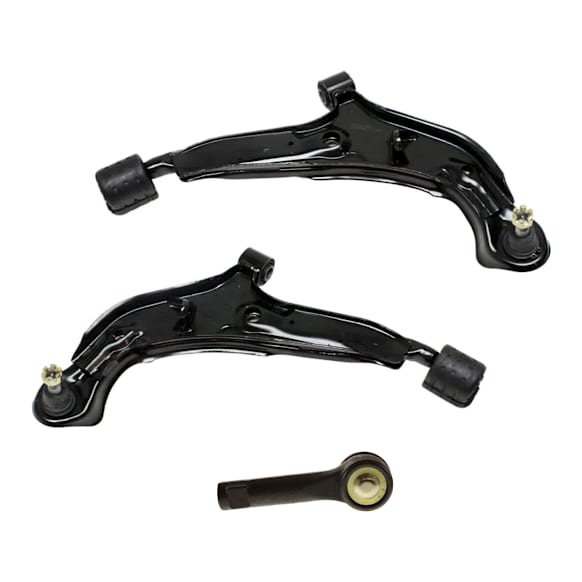6-Piece Kit Control Arm Includes (2) Control Arm and (2) Tie Rod End