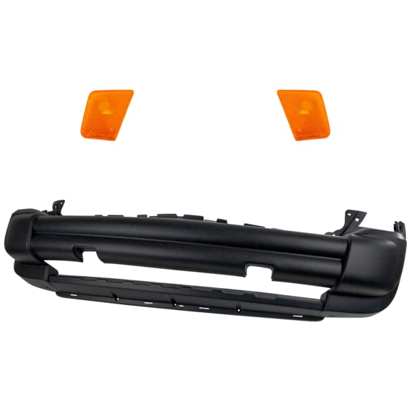 2005-2007 Jeep Liberty - 3-Piece Kit, Textured Bumper Cover, Sport Utility, Includes (1) Bumper Cover and (2) Side Marker