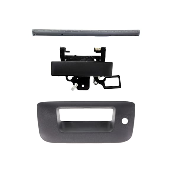 3-Piece Kit Tailgate Molding, Includes (2) Tailgate Handle and (1) Tailgate Molding