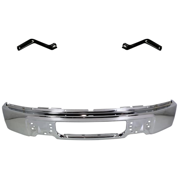 3-Piece Kit, Bumper, Chrome, Includes (1) Bumper and (2) Bumper Bracket