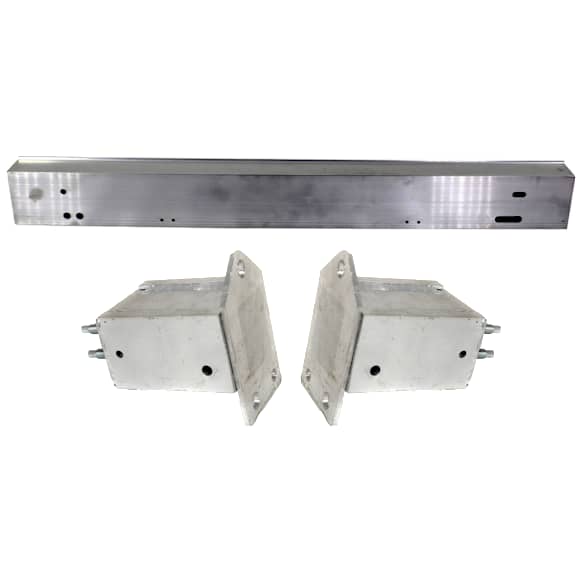 3-Piece Kit Bumper Reinforcement, Aluminum, Includes (2) Bumper Bracket and (1) Bumper Reinforcement