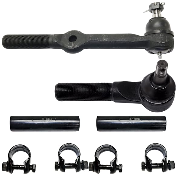 4-Piece Kit Tie Rod End Includes (2) Tie Rod Adjusting Sleeve and (2) Tie Rod End
