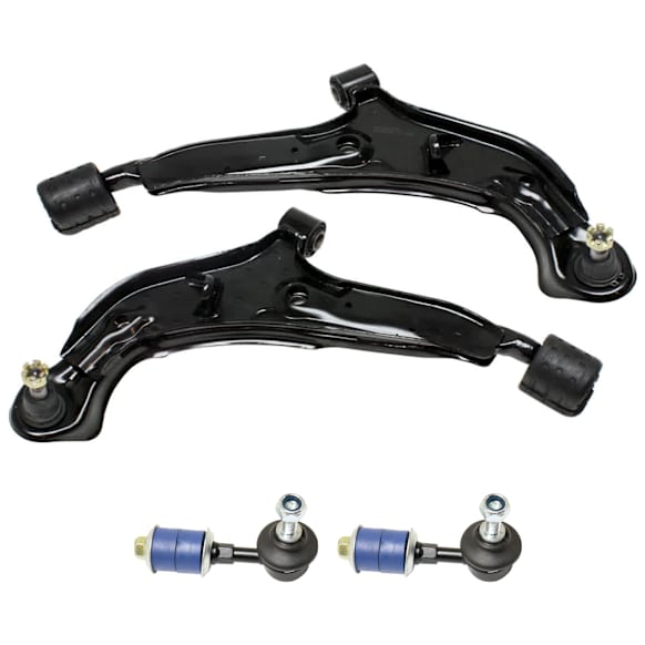 4-Piece Kit Control Arm Includes (2) Control Arm and (2) Sway Bar Link