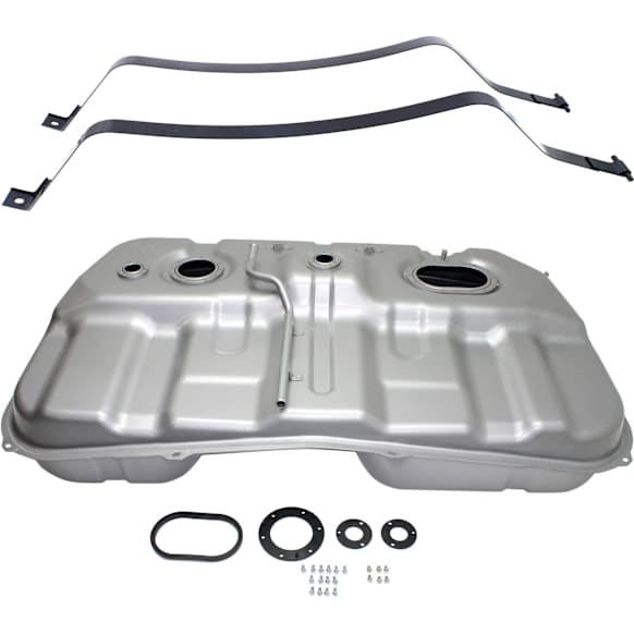 2003 Hyundai Santa Fe GLS - 2-Piece Kit 17.1 gallons / 65 liters, Galvanized Steel Fuel Tank, After 1/16/2003, GAS, Includes (1) Fuel Tank and (1) Fuel Tank Strap