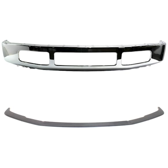 2-Piece Kit, Bumper, Chrome, Includes (1) Bumper and (1) Bumper Trim