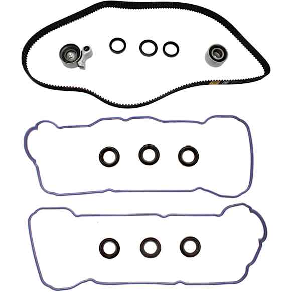 1994-2001 Toyota Camry - 2-Piece Kit Timing Belt Kit, 3.0L, 6Cyl Water Pump Not Included Includes (1) Timing Belt Kit and (1) Valve Cover Gasket