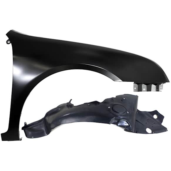 2006-2009 Mercury Milan - 2-Piece Kit, Front, Passenger Side Fender, Includes (1) Fender and (1) Fender Liner