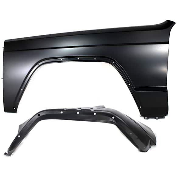 1985 Jeep Wagoneer - 2-Piece Kit Front, Driver Side Fender, Includes (1) Fender and (1) Wheelhouse