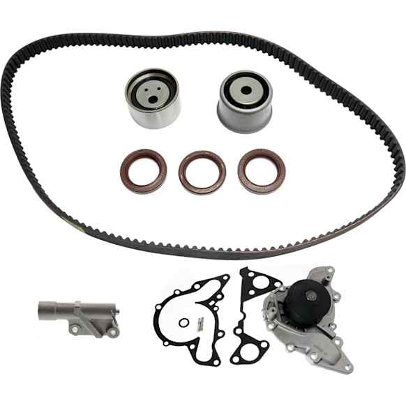 3-Piece Kit Timing Belt Kit, Water Pump Included, Includes (1) Timing Belt Kit, (1) Water Pump and (1) Hydraulic Timing Belt Actuator