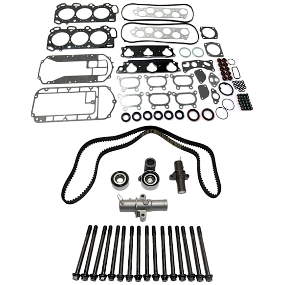2006 Honda Odyssey - 4-Piece Kit Timing Belt Kit, J35A Engine, SOHC Engine, With VTEC Engine, 24 Valve, Without VCM, Superseded By 8507, Water Pump Driven By Timing Belt, Interference Engine, Without Water Pump, 3.5L 6Cyl