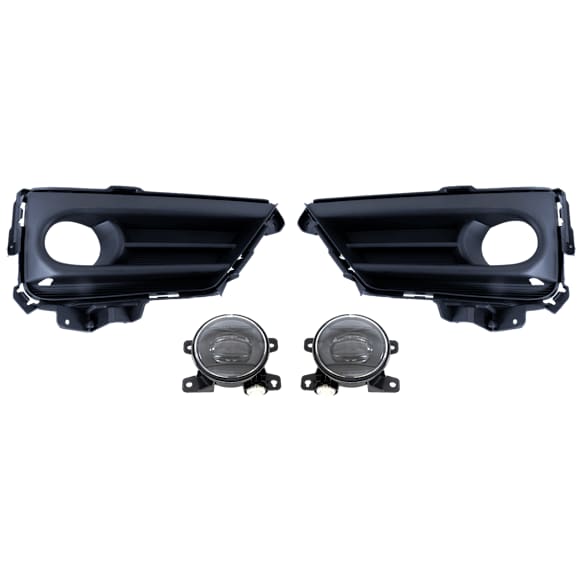 4-Piece Kit, LED Fog Light, With bulb(s), Includes (2) Fog Light and (2) Fog Light Trim