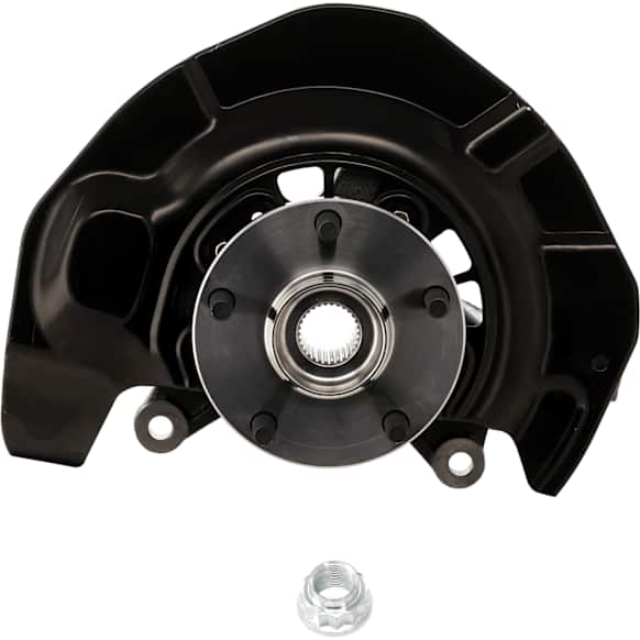 4-Piece Kit Front, Driver and Passenger Side Steering Knuckle, With Bearing, With Dust Shield, Includes (2) Control Arm and (2) Knuckle