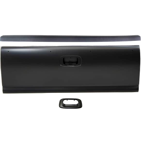 2001-2006 GMC Sierra 3500 - 3-Piece Kit Tailgate, Primed, Includes (1) Tailgate, (1) Tailgate Handle Bezel, and (1) Tailgate Molding