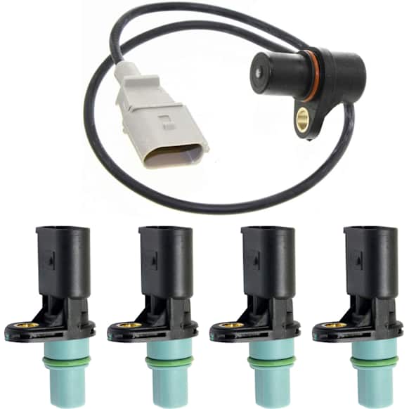 5-Piece Kit Crankshaft Position Sensor, Includes (1) Crankshaft Position Sensor and (4) Camshaft Position Sensor