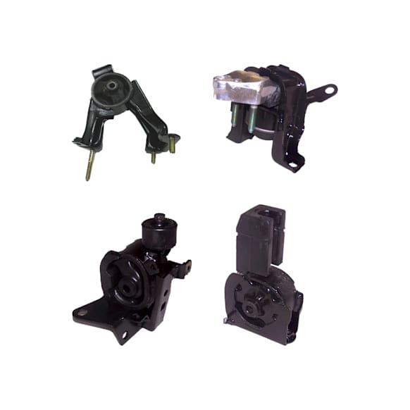 2007 Pontiac Vibe - 4-Piece Kit Front and Rear Motor Mount, 4-Piece Kit, Includes (3) Motor Mount and (1) Transmission Mount