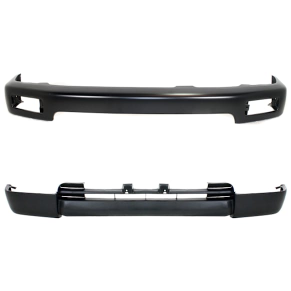 1998 Toyota 4Runner - 2-Piece Kit Front Bumper, Painted Black, Sport Utility, Includes (1) Bumper and (1) Valance