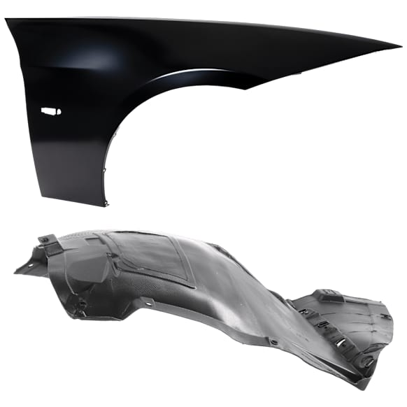 2-Piece Kit, Front, Passenger Side Fender, Includes (1) Fender and (1) Fender Liner