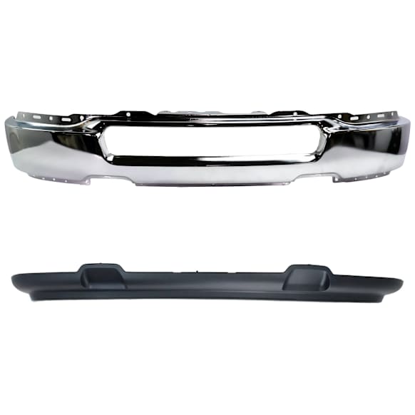 2004 Ford F-150 - 2-Piece Kit Bumper, New Body Style, Chrome,  Includes (1) Bumper and (1) Valance