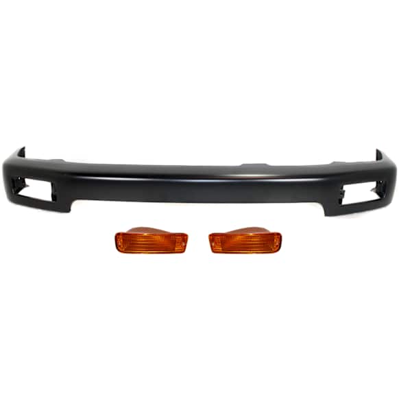 3-Piece Kit, Front Bumper, Sport Utility, Painted Black, Includes (1) Bumper and (2) Turn Signal Light