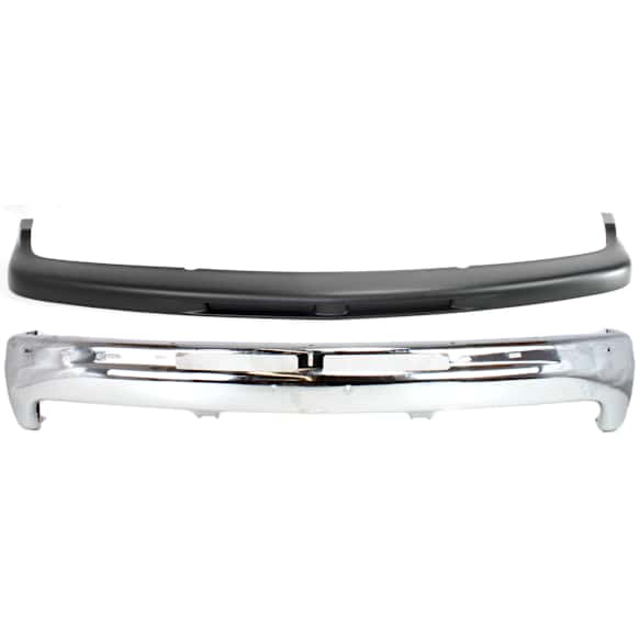 2005 Chevrolet Tahoe - 2-Piece Kit Front Bumper, Chrome, Includes (1) Bumper and (1) Bumper Trim