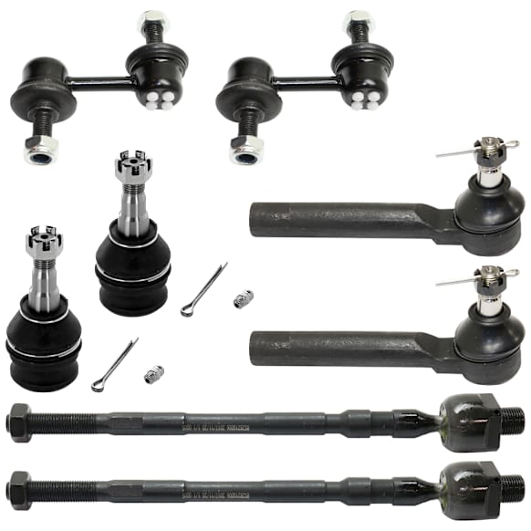 8-Piece Kit Front Suspension Kit, Includes (2) Ball Joint, (2) Sway Bar Link, and (4) Tie Rod End
