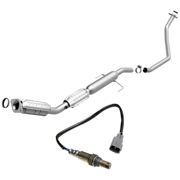 KIT-083023-05 2-Piece Kit Catalytic Converter, 1.8L, 4Cyl, CARB and Federal EPA Standards, 50-state Legal, Includes (1) Catalytic Converter and (1) Oxygen Sensor