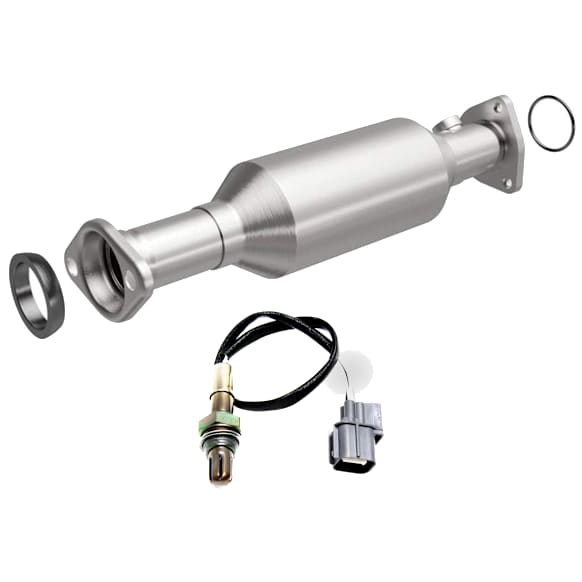 KIT-083023-107 2-Piece Kit Catalytic Converter, 2.0L, 4Cyl, CARB and Federal EPA Standards, 50-state Legal, Includes (1) Catalytic Converter and (1) Oxygen Sensor