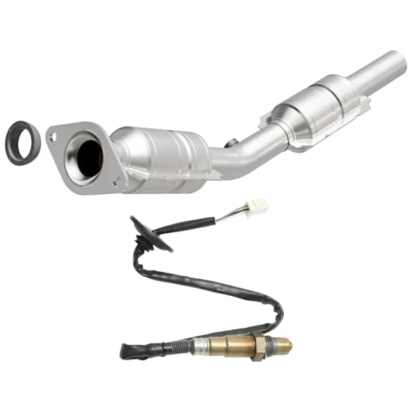 KIT-083023-58 2-Piece Kit Catalytic Converter, 1.8L, 4Cyl, CARB and Federal EPA Standards, 50-state Legal, Includes (1) Catalytic Converter and (1) Oxygen Sensor