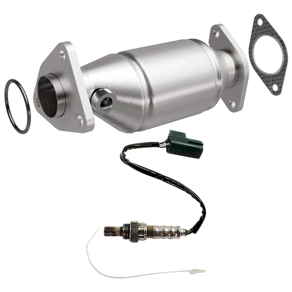 KIT-083023-76 2-Piece Kit Catalytic Converter, 4.0L, 6Cyl, CARB and Federal EPA Standards, 50-state Legal, Includes (1) Catalytic Converter and (1) Oxygen Sensor