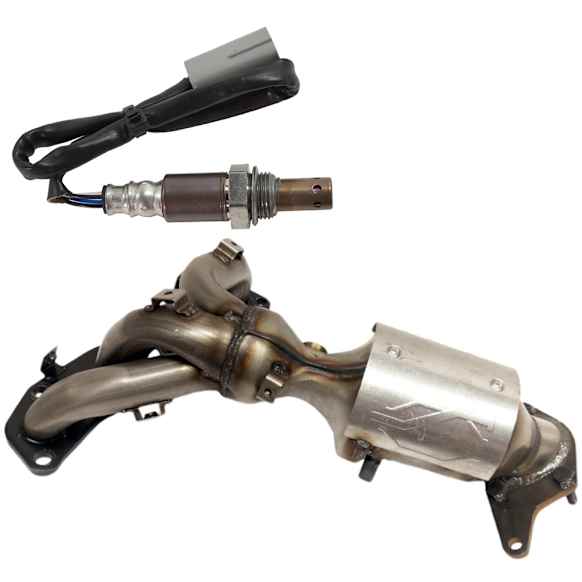 KIT-090523-123 2-Piece Kit Catalytic Converter, 2.5L, 4Cyl, Federal EPA Standard, 46-State Legal (Cannot ship to CA, CO, NY or ME), Includes (1) Catalytic Converter and (1) Oxygen Sensor