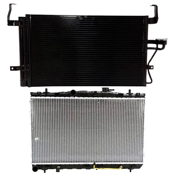 2-Piece Kit Radiator, 2.0L, 4Cyl, Includes (1) A/C Condenser and (1) Radiator