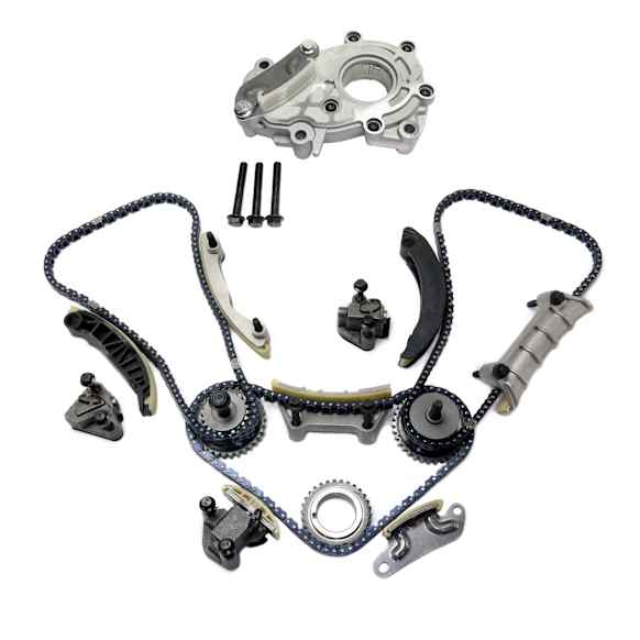 2012 Buick Enclave - 2-Piece Kit Timing Chain Kit, DOHC, enginedesignationname : LLT, enginevinname : D, valvesperengine :24, 3.6L 6Cyl,  Includes (1) Oil Pump and (1) Timing Chain Kit