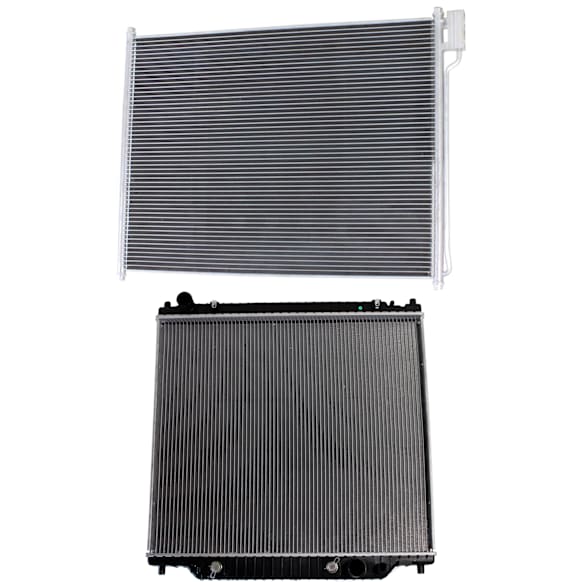 2-Piece Kit Radiator, 5.4L, 8Cyl, Includes (1) A/C Condenser and (1) Radiator