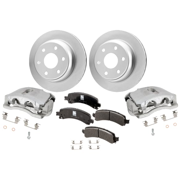 Rear Brake Disc and Pad Kit, Plain Surface