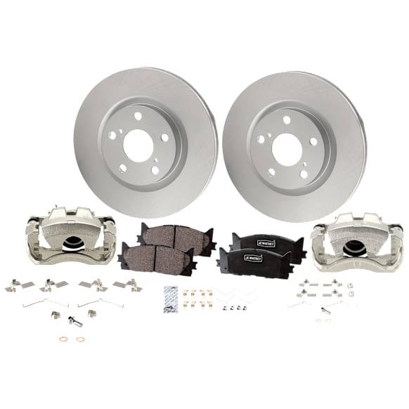 Front Brake Disc and Pad Kit, Plain Surface, FWD