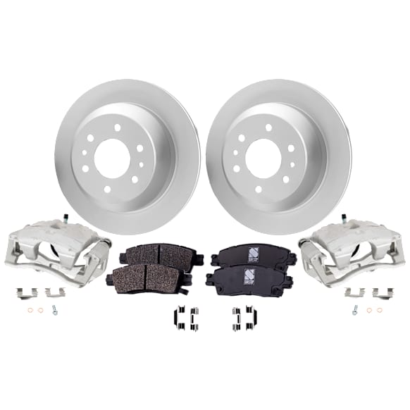 Rear Brake Disc and Pad Kit, Plain Surface