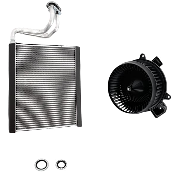 2-Piece Kit Blower Motor, includes A/C Evaporator