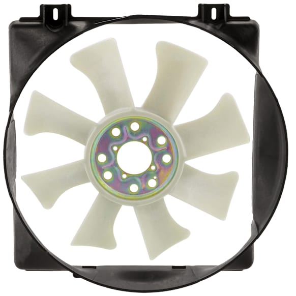 2-Piece Kit Radiator Fan Shroud, 3.0L Engine, includes Radiator Fan Blade