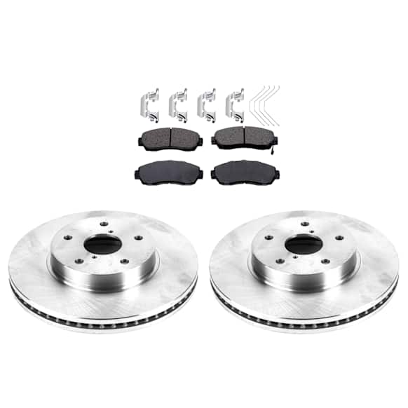 KIT-092121-188 2-Wheel Set Brake Disc and Pad Kit,  Autospecialty By Powerstop, Includes (2) Brake Disc and (1) Brake Pad Set