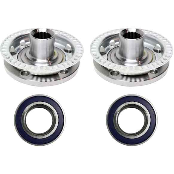 2003 Audi TT Quattro - 2-Wheel Set Front, Driver and Passenger Side Wheel Hub, AWD, 5 Lugs, With Bearing, Includes (2) Wheel Bearing and (2) Wheel Hub