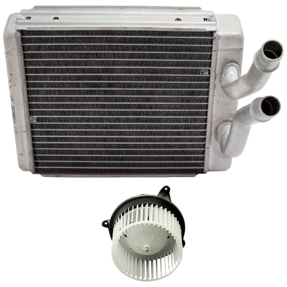 2005 Chevrolet Silverado 1500 - 2-Piece Kit Heater Core, With Custom Center Console, 5.3L 8Cyl, Includes (1) Blower Motor and (1) Heater Core