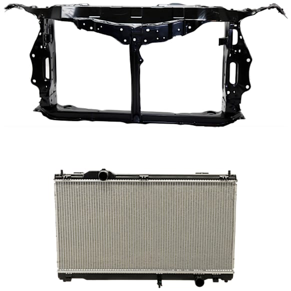 2-Piece Kit Radiator Support Assembly, includes Radiator