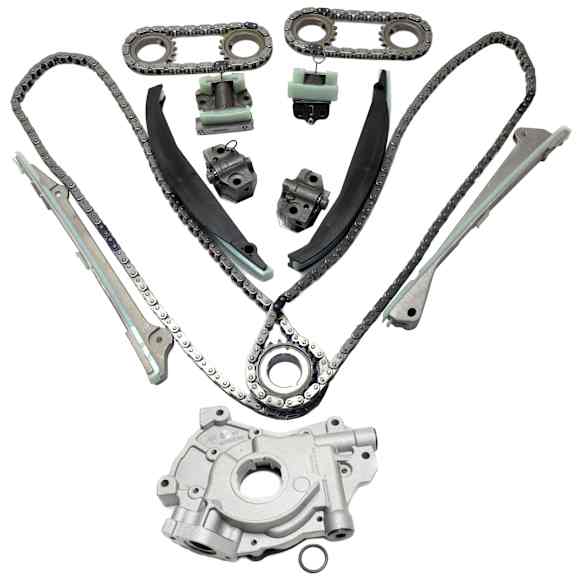 1999 Lincoln Navigator - 2-Piece Kit Timing Chain Kit, DOHC, 5.4L 8Cyl, Includes (1) Timing Chain Kit and (1) Oil Pump