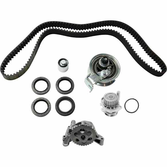3-Piece Kit Timing Belt Kit, 1.8L, 4Cyl Water Pump Not Included, Includes (1) Water Pump, (1) Oil Pump and (1) Timing Belt Kit