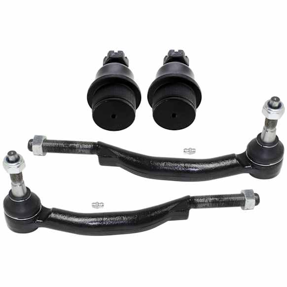 4-Piece Kit Front, Driver and Passenger Side Suspension Kit, Includes (2) Ball Joint and (2) Tie Rod End