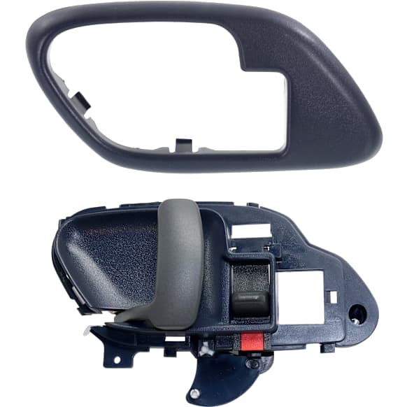 1996 GMC C1500 Sierra SLT - 2-Piece Kit Front, Driver Side Blue Interior Door Handle, Includes (1) Door Handle Trim and (1) Interior Door Handle