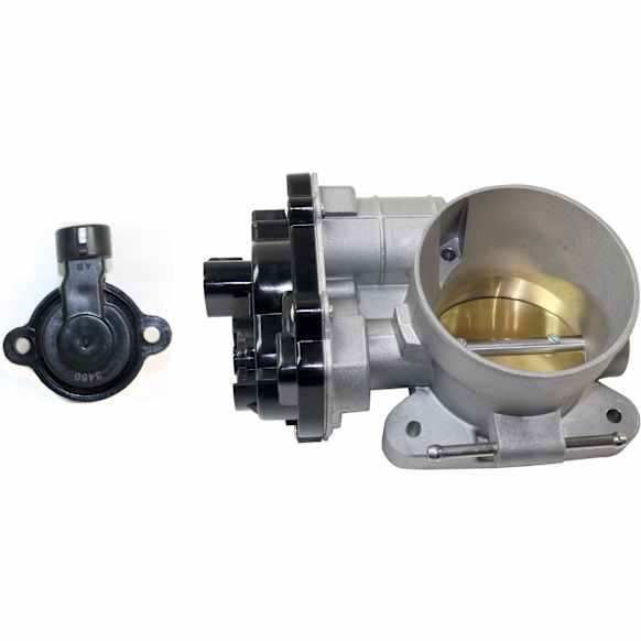 2003 Chevrolet Silverado 1500 WT - 2-Piece Kit Throttle Body, 4.8L 8Cyl, Includes (1) Throttle Body and (1) Throttle Position Sensor