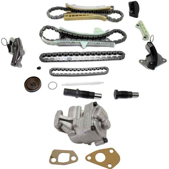 2-Piece Kit Timing Chain Kit, 4.0L, 6Cyl, Includes (1) Timing Chain Kit and (1) Oil Pump