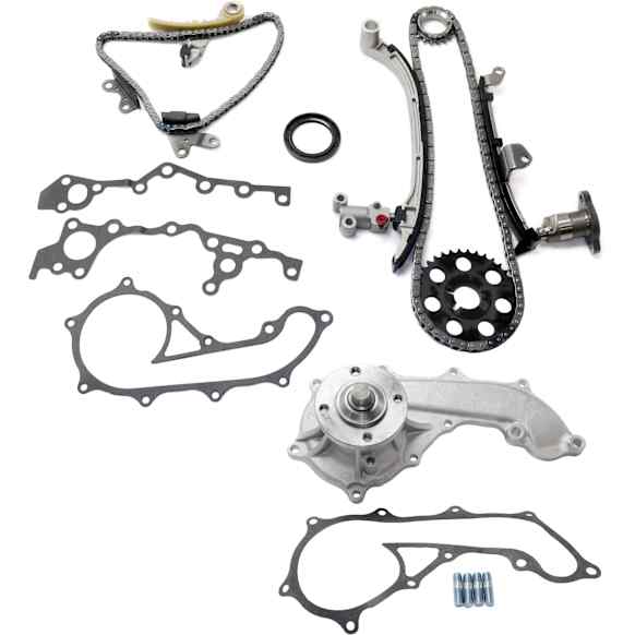 2-Piece Kit Timing Chain Kit, 2.7L, 4Cyl, Includes (1) Timing Chain Kit and (1) Water Pump